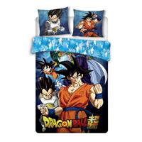 Dragon Ball Dekbedovertrek Dragon Ball Z 140 X 200 Cm Katoen Blauw