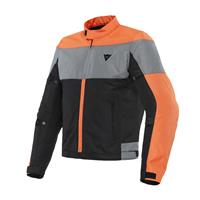 Dainese Elettrica Air Tex Jacket Black Flame Orange Charcoal