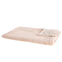 Beliani - Kuscheldecke Rosa Polyester 180 x 220 cm Plüsch Decke Zweiseitig Schlafzimmer Wohnzimmer - Rosa