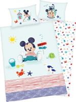 Herding Kinder-Wendebettwäsche Disney´s Mickey Mouse Flanell bunt Gr. 100 x 135 + 40 x 60