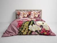 Heckett & Lane Fonda Dekbedovertrek Floral Pink 260x200/220