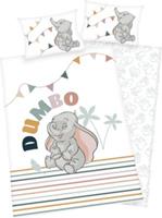 Herding Kinder-Bettwäsche Disney´s Dumbo Flanell bunt Gr. 100 x 135 + 40 x 60