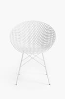 Kartell Smatrik Stoel Outdoor - Wit / Wit