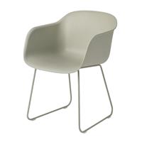 Muuto Fiber Chair Sledebasis Groen