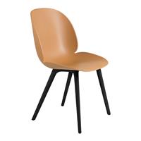 Gubi Beetle Stoel Plastic - Amber Brown/Black