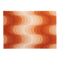 Verner Panton Verpan Wave Teppich Orange