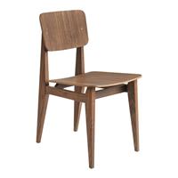 Gubi C-Chair Stoel - Geolied Walnoot