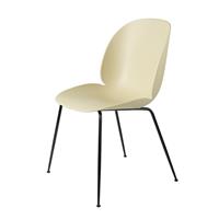 Gubi Beetle Stoel Un-upholstered Black Base - Pastel Green