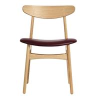 Carl Hansen CH30P Stoel - Eiken / Leer Sif 95