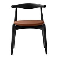 Carl Hansen & Søn Elbow Stoel - Zwart Gelakt Eiken / Thor 307