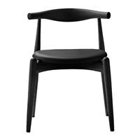 Carl Hansen & Søn Elbow Stoel - Zwart Gelakt Eiken / Thor 301