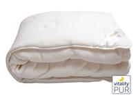 Vitality Pur | 4-Jahreszeiten-Bettdecke mit 50 x 70 Kissen Woolly