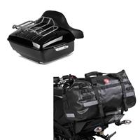 Craftride Set: Topcase King OLR Universal für Chopper Cruiser Custombikes + Hecktasche Drybag XB50 Wasserdicht Volumen 50l