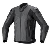 Alpinestars Missile V2 Black Black Leather Motorcycle Jacket