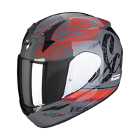 Scorpion Exo-390 Ighost Cement Grey-Red