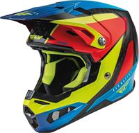 FLY Racing Formula Carbon Prime Helmet Hi-Vis Blue Red