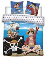 Carbotex dekbedovertrek One Piece 240 x 220 cm katoen blauw
