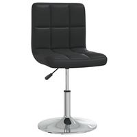 vidaXL Eetkamerstoelen 6 st kunstleer zwart