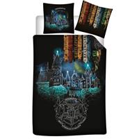 Merkloos Harry Potter Dekbedovertrek Tovenarij - Eenpersoons - 140 X 200 Cm - Polyester