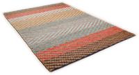 Tom Tailor Vloerkleed Pastel Stripe Platweefsel, met de hand geweven, materiaal: 60% katoen, 40% jute, woonkamer