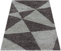 Hochflor-Teppich Teppich TANGO TAUPE, SchönesWohnen24