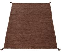 Paco Home Vloerkleed Kilim 210 Handgeweven, platweefsel, puur katoen, met de hand geweven, unikleurig