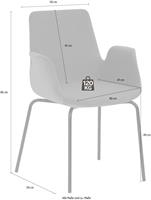 Mayer Sitzmöbel Drehstuhl Sessel myHELIOS, Polyester-Feinstruktur weich, drehbar