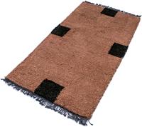 Wollteppich »Nepal Teppich handgeknüpft braun«, morgenland, rechteckig, Höhe 18 mm, handgeknüpft