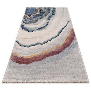Carpet City Teppich Mista 2531, rechteckig, 9 mm Höhe, edler Glanz, Wohnzimmer