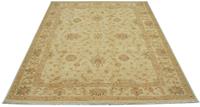 morgenland Wollen kleed Farahan vloerkleed met de hand geknoopt beige