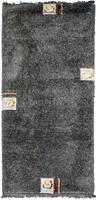 Morgenland Wollteppich Nepal Teppich handgeknüpft silber, rechteckig, 18 mm Höhe, handgeknüpft