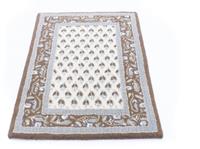 Morgenland Wollteppich Mir Teppich handgetuftet beige, rechteckig, 18 mm Höhe