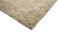 Morgenland Wollteppich Loribaft Teppich handgewebt silber, rechteckig, 8 mm Höhe, Kurzflor