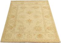 morgenland Wollen kleed Farahan vloerkleed met de hand geknoopt beige