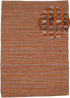 Carpetfine Teppich Lara, rechteckig, 6 mm Höhe, Wendeteppich aus Jute/Baumwolle, Wohnzimmer