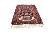 Morgenland Wollteppich Afghan Teppich handgeknüpft rost, rechteckig, 5 mm Höhe