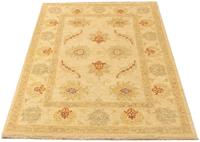 morgenland Wollen kleed Farahan vloerkleed met de hand geknoopt beige