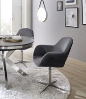 Mca Furniture Esszimmerstuhl Melrose, Set, 2 St., Stuhl 360°drehbar mit Nivellierung