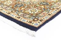 morgenland Wollen kleed Sarough vloerkleed met de hand geknoopt donkerblauw