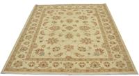 morgenland Wollen kleed Farahan vloerkleed met de hand geknoopt beige