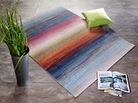 Oci Die Teppichmarke Teppich Rainbow Stripe, rechteckig, 5 mm Höhe, Besonders weich durch Microfaser, Wohnzimmer