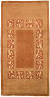 Morgenland Wollteppich Nepal Teppich handgeknüpft braun, rechteckig, 18 mm Höhe, handgeknüpft