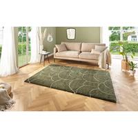 Home24 Hoogpolig vloerkleed Thane, Mint Rugs