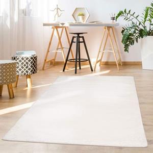 Carpet City Hoogpolig vloerkleed TOPIA400 bijzonder zacht door polyester, unikleurig, ideaal voor woonkamer & slaapkamer