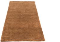 Morgenland Wollteppich Loribaft Teppich handgewebt braun, rechteckig, 15 mm Höhe, Kurzflor