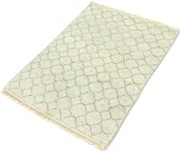 morgenland Wollen kleed Design-vloerkleed met de hand geknoopt beige handgeknoopt