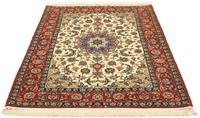 morgenland Vloerkleed Isfahan vloerkleed met de hand geknoopt beige handgeknoopt