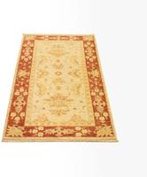 morgenland Wollen kleed Farahan vloerkleed met de hand geknoopt beige