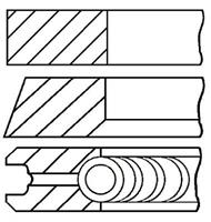 Goetze Engine Kolbenringsatz  08-139507-00