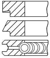 Goetze Engine Kolbenringsatz  08-138200-00